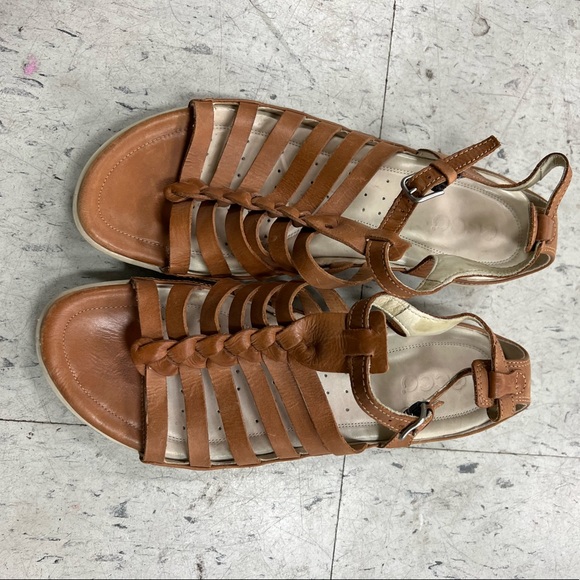 Ecco ladies sandals brown - Picture 2 of 8